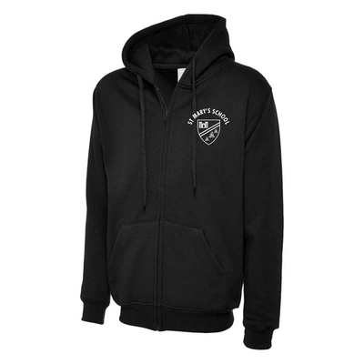 Black Zipped Hoodie Copy