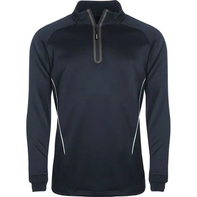  Soa  -  111891 - Performance - Qtr - Zip - Training - Top - Navywhite